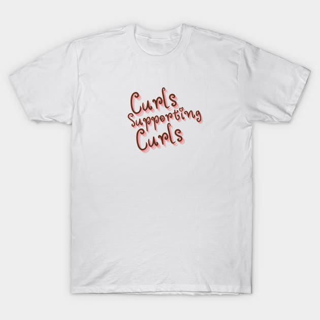 Curls Supporting Curls v9 T-Shirt by Just In Tee Shirts